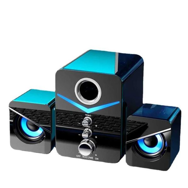 Conférenciers portables Home Theatre System PC Bass Bass Bass Speaker Bluetooth Compatible Conférencier Portable Ordinateur Musique Boombox J240505