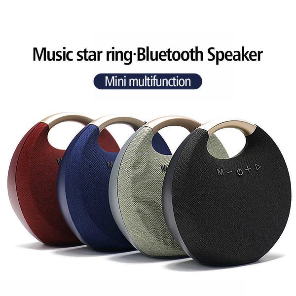 Altavoces portátiles M1 Altavoz Bluetooth inalámbrico Portátil Bajo pesado Música Estéreo Soporte U Disco Tarjeta TF Tela Arte Portátil Pequeño altavoz Z0317