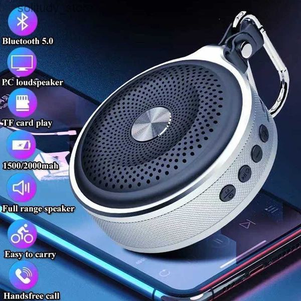 Altavoces portátiles Mini altavoz Bluetooth Altavoz de graves de alta fidelidad para exteriores Caja de música con llamada manos libres portátil Tarjeta TF Reproductor de MP3 Altavoz de la computadora Q240328