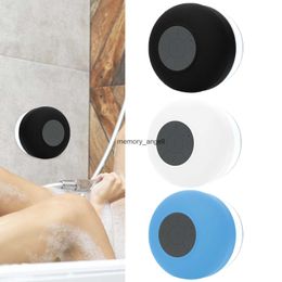 Altoparlanti portatili Mini altoparlante BT Altoparlante da bagno impermeabile Altoparlanti da doccia wireless Lettore musicale ad adsorbimento forte per piscina all'aperto per auto HKD230904