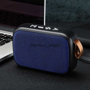 Haut-parleurs portables Mini haut-parleur en tissu barre de son sans fil portable Bluetooth 5.0 Sport intérieur extérieur haut-parleur HIFI J Support carte TF FM L Radio HKD230904