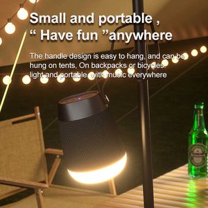Haut-parleurs portables Mini Portable LED Bluetooth haut-parleur extérieur maison à la fête multi-connexion boîte à musique coloré Camping lumière