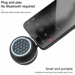 Draagbare luidsprekers Mini draadloze luidspreker Subwoofer Hifi Draagbare 3D-stereo Universele 3,5 mm jack-luidspreker voor iPhone Tablet Laptop PC voor streaming HKD230904