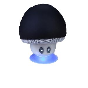 Haut-parleurs portables Champignon Mini haut-parleur sans fil Bluetooth Mains Sucker Cup O Récepteur Musique Stéréo Subwoofer Usb Pour Android Ios Pc Dhuga