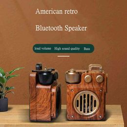 Altavoces portátiles Música Apollo A6 retro bluetooth altavoz subwoofer portátil mini tarjeta TF radio al aire libre inalámbrico pequeña pistola de acero regalo creativo T220901