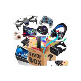 Draagbare luidsprekers Mystery Box Elektronica Willekeurige dozen Verjaardagsverrassingscadeaus Adt Lucky Zoals drones Slimme horloges Bluetooth Drop Dhdhv