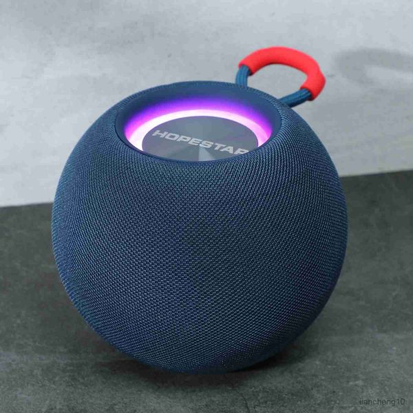 Haut-parleurs portables Nouveau haut-parleur Bluetooth Lanterne portable extérieure IPX6 Étanche Plusieurs couleurs avec boule ronde LED Haut-parleur Bluetooth R230725