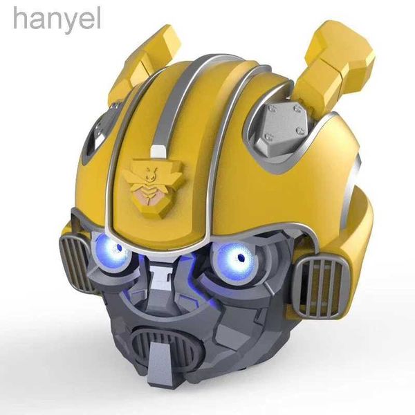 Haut-parleurs portables Nouveau cadeau !Transformateurs Bumblebee haut-parleur Bluetooth caisson de basses avec Support FM TF pour téléphone 24318