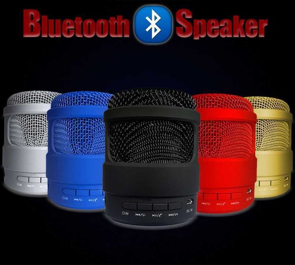 Altavoces portátiles Nuevo modelo de micrófono incorporado Altavoz Bluetooth con radio FM mini altavoz inalámbrico portátil de bolsillo HKD230904