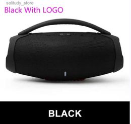 Draagbare Luidsprekers Mooi Geluid Boombox3 Bluetooth Speaker Stere 3D HIFI Subwoofer Handsfree Outdoor Draagbare Stereo Subwoofers Met Doos Q240328