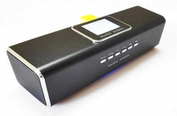 Haut-parleurs portables Original nouveau MUSIC ANGEL JH-MAUK5B écran LCD actif o FM USB Mini haut-parleur Portable avec SD/TF329I6462645
