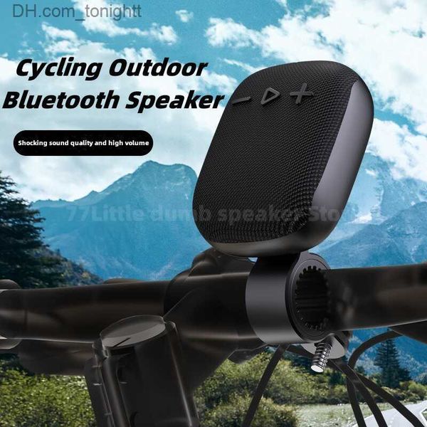 Alto-falantes portáteis para bicicleta ao ar livre sem fio estéreo portátil Boombox microfone embutido à prova de choque IPX4 à prova d'água Caixa de alto-falante Bluetooth para mochila Q230904