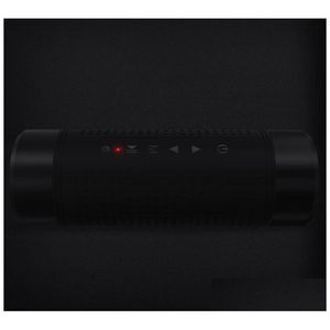 Draagbare luidsprekers Outdoor Bluetooth Wireless Bicycle Speaker 5200mAh Power Bank Waterdicht met microfoon LED -licht Accessoires Drop DHT4V