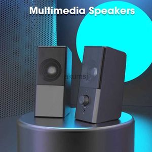 Draagbare Luidsprekers PC Speaker Desktop Computer Luidsprekers voor Home Theater Systeem USB Kolom Surround Sound Box Mini Subwoofer YQ240106