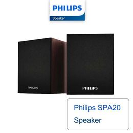 Altavoces portátiles Philips Spa20 Altavoz Bluetooth portátil Potente altavoz mejorado con doble emparejamiento de madera maciza adecuada para escritorio interior J240505