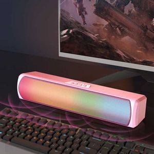 Portable Speakers Portable ful Bluetooth Speakers Caixa De Som Bluetooth Soundbar For PC Mobile Phone HIFI Music Gamer Player Z0317