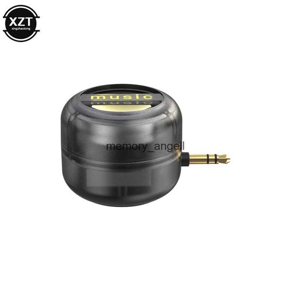 Altavoces portátiles Mini altavoz portátil Conector universal de 3,5 mm Mini caja de sonido Amplificador de altavoz para teléfono móvil Altavoces con cable externos HKD230904