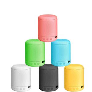Draagbare luidsprekers draagbare multi-kleuren draadloze subwoofer kleine luidspreker A11 Macaron mini bluetooth luidsprekervergrendeling en laadspray cadeau T220831