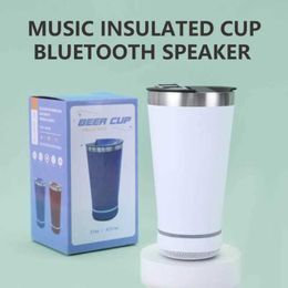 Haut-parleurs portables Musique portable tasse vide tasse sans fil Bluetooth haut-parleur stéréo subwoofer copo t rmico com caixa de som bluetooth s245287