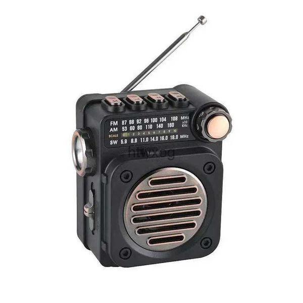 Altavoces portátiles Radio portátil Mini Multibanda FM/AM/SW Tarjeta multifuncional Insertar Pequeño Altavoz Bluetooth Centro de música Caixa de Som Bluetooth YQ240116