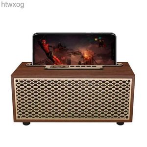 Draagbare luidsprekers Retro Bluetooth-luidspreker TWS Draadloze thuissubwoofer Afstandsbediening geluidssysteem Altavoz Draagbare Bluetooth-thuisbioscoop YQ240124