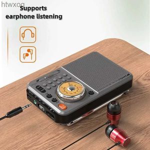 Draagbare luidsprekers SANSUI F23 volledige band hoge gevoeligheid FM draagbare mini-radio voor ouderen met knoptype verstelbare kaart MP3 Caixa de Som YQ240124