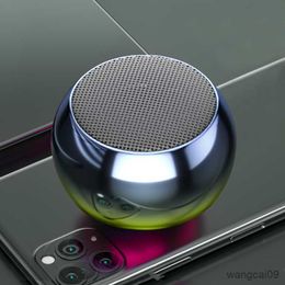 Tragbare Lautsprecher Kleines Gadget Tragbarer Lautsprecher Metallgehäuse Bluetooth Parable Button Geschenk Subwoofer Drahtlose Musik R230608