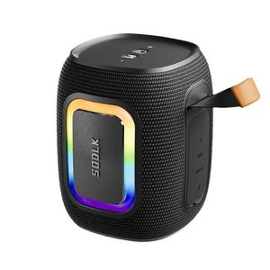 Draagbare luidsprekers Sodlk T26 Mini Bluetooth -luidspreker Outdoor Portable Wireless Pillar IPX7 Waterdichte HiFi Lossless Sound Quality Stereo Subwoofer J240505