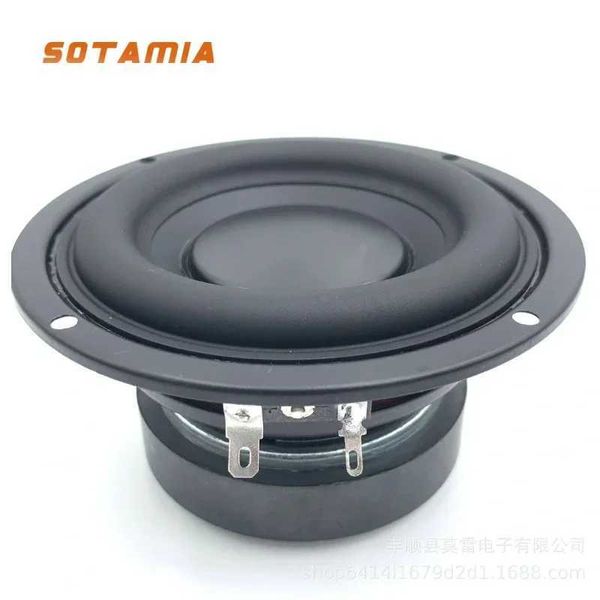 Conférenciers portables Sotamia 1PCS Bass de 4,5 pouces haut-parleur 115 mm 4 ohm 30W Bass haut-parleur audio basse fréquence Sound Music Home Theatre High-Definition Speaker S245287