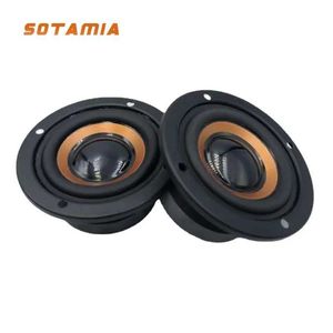 Haut-parleurs portables Sotamia 2pcs 2,5 pouces mini-haut-parleur audio 64 mm 4 ohm 5W