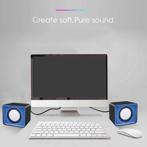 Haut-parleurs portables, haut-parleur pour ordinateur Portable, son de bureau, colonne de musique, système Audio acoustique