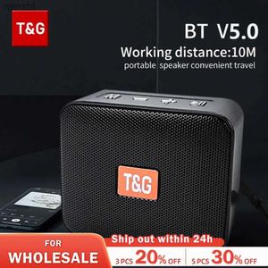 Haut-parleurs portables TG166 Portable Mini Wireless Bluetooth haut-haut-haut-haut de haut-parleur en plein air du haut-parleur intérieur prend en charge la carte TF FM Radio étanche WX