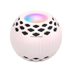 Haut-parleurs portables Supports de haut-parleurs de studio adaptés à Homepod Mini Housse de protection en silicone étanche avec conception creuse HKD230904