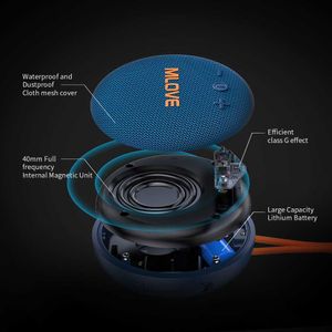 Draagbare luidsprekers Superdraagbare Bluetooth-luidspreker Rijke stereobas Speeltijd IPX67 Waterdicht voor op reis Wandelen Buiten R230725