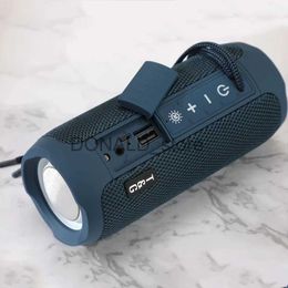Draagbare luidsprekers TG227 Draagbare Bluetooth-luidspreker met LED-kleurenlicht Draadloze bas-subwoofer Buiten Waterdichte kolomboombox Stereomuziek FM J240117
