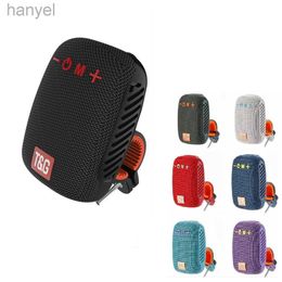 Haut-parleurs portables TG392 vélo extérieur haut-parleur compatible Bluetooth TWS boîte de son sans fil micro intégré appel mains libres IPX5 caisson de basses étanche ldd240318