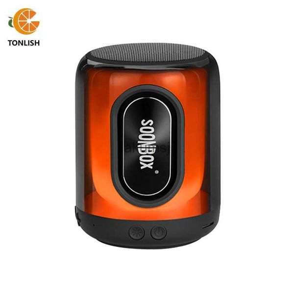 Portable Haut-parleurs TONLISH TWS sans fil Bluetooth haut-parleur boîte de son rythme lumineux Portable Mini Soundbox lumières colorées Ultra basse Subwoofer YQ240106