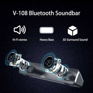 Draagbare luidsprekers TV Soundbar Computerluidsprekers Bedrade draadloze Bluetooth-luidspreker Thuisbioscoop AUX Bass Subwoofer Soundbar Desktop barra R230727