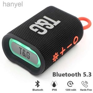 Haut-parleurs portables TWS haut-parleur Bluetooth sans fil petit caisson de basses Portable TF boîte de son de lecture de musique haut-parleur extérieur domestique Radio FM TG396 24318