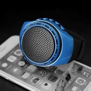 Haut-parleurs portables U6 Bluetooth montre haut-parleur Portable sport poignet son montre intelligente Selfie mains libres appel brancher la carte Tf Portable canon en acier YQ240124