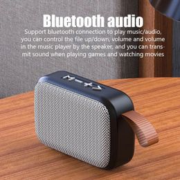 Draagbare luidsprekers Universele draadloze Bluetooth-luidspreker Mini-subwoofer Ondersteuning TF-kaart Radiospeler Buitensporten Audio 16 GB 231017