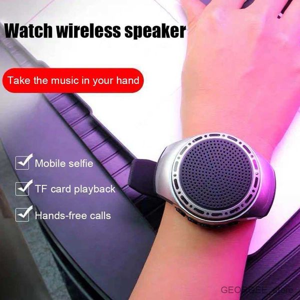 Haut-parleurs portables USB Rechargeable montre la montre de poignet cool