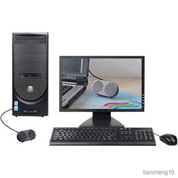 Draagbare Luidsprekers USB Kleine Mini Draagbare Mobiele Geluidskaart Stereo Multimedia voor Notebook Computer Laptop R230801