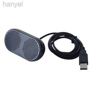 Haut-parleurs portables Haut-parleur USB Haut-parleur portable Alimenté Haut-parleur multimédia stéréo pour ordinateur portable PC (noir) 240314