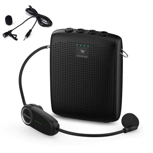 Altavoces portátiles WinBridge WB002 Plus Amplificador de voz Bluetooth recargable con micrófono inalámbrico para auriculares 230821