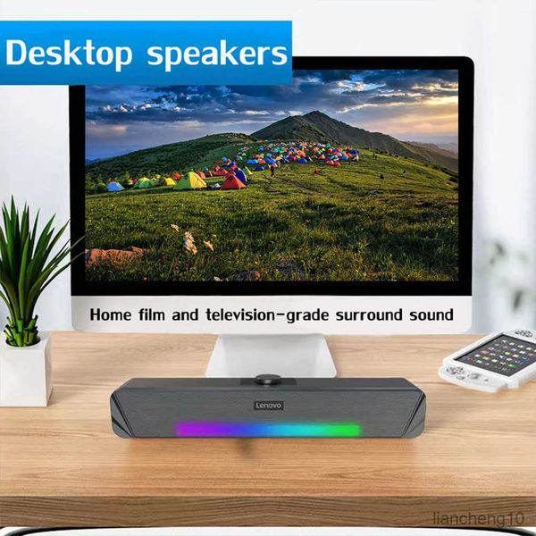 Altavoces portátiles Inalámbrico Bluetooth 5.0 Altavoz Home Movie Surround Sound Bar Altavoz para computadora de escritorio Subwoofer R230727