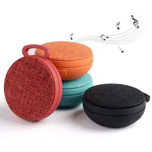Haut-parleurs portables sans fil Bluetooth circulaire crochet Portable caisson de basses Boom appel musique stéréo haut-parleurs Audio R230731
