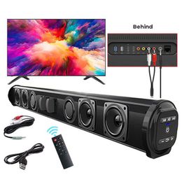 Draagbare luidsprekers Draadloos Bluetooth Soundbar Luidsprekersysteem Super Bass Bedraad Surround Stereo Home Theater TV-projector ful