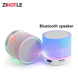 Haut-parleurs portables Haut-parleur Bluetooth sans fil Mini caisson de basses de musique Bocina déflecteur mains libres USB 231017