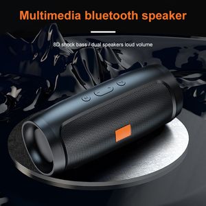 Draagbare luidsprekers Draadloze draagbare Bluetooth dubbele luidspreker Subwoofer Stereo TWS Music Center Play Waterdichte luidsprekerondersteuning FM-radio TF 230826